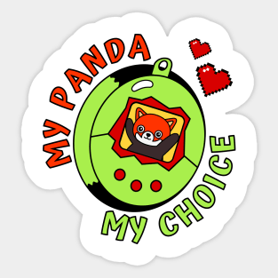 Turning Red My Panda My Choice Sticker